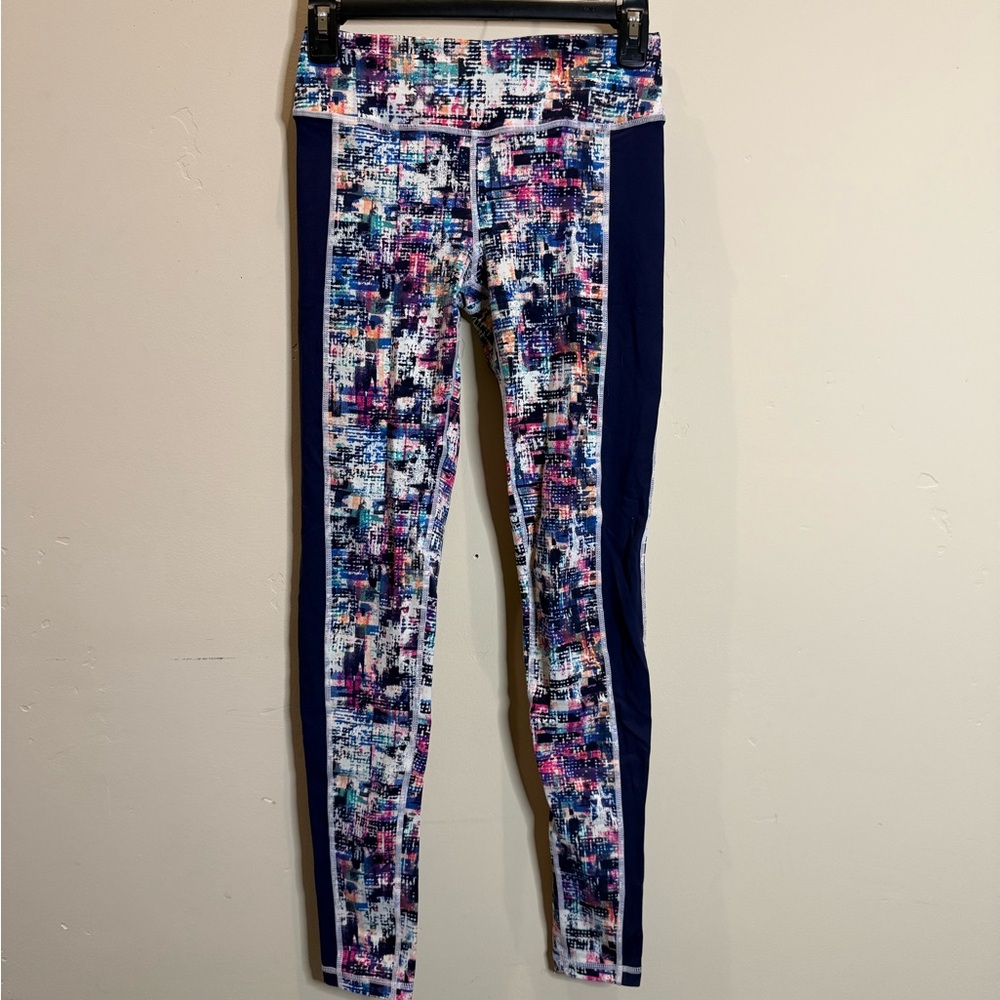 Mona B Multicolor Abstract Leggings